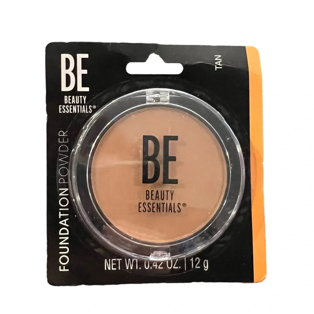 Beauty Essentials BE‎ Foundation Powder TAN Lightweight NEW Makeup Everyday
